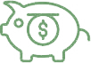 Piggy bank icon
